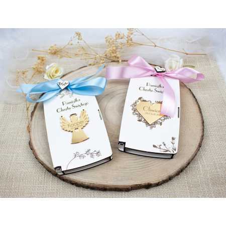 Pudełko na pieniądze chrzest święty pamiątka chrztu świętego z imieniem